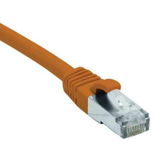 Netwerkkabel RJ45 CAT 6 F/UTP LSOH SNG oranje 25 m