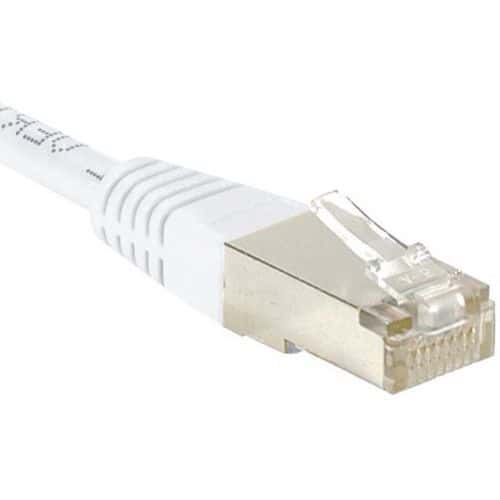 Cordon RJ45 catégorie 6 S/FTP blanc - 20 m