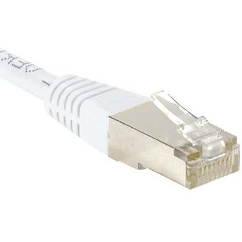 Cordon RJ45 catégorie 6 S/FTP blanc - 30 m