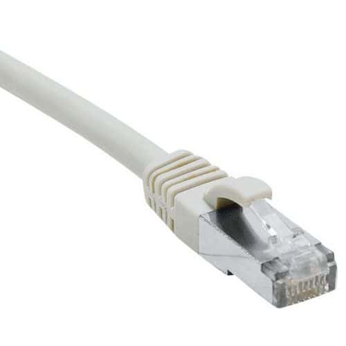 Cordon RJ45 catégorie 6 S/FTP LSOH snagless gris - 1 m