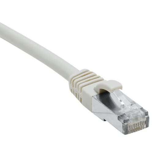 Cordon RJ45 catégorie 6 S/FTP LSOH snagless gris - 3 m