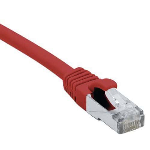 Netwerkkabel DEXLAN RJ45 CAT 6 S/FTP LSOH SNG rood 15 m