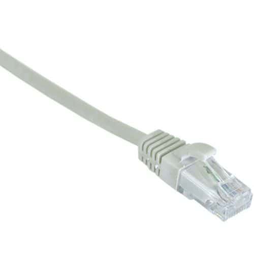 Cordon RJ45 catégorie 6A U/UTP snagless gris - 5 m