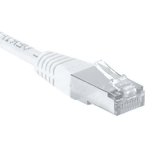 Cordon RJ45 catégorie 6A F/UTP noir - 1,5 m