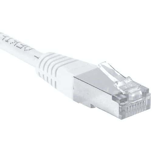 Cordon RJ45 catégorie 6A F/UTP noir - 10 m