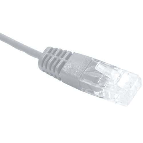 Telefoonkabel utp 1p grijs  rj45/rj45 100 ohm 10 mtr.