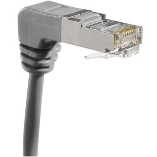 Netwerkkabel RJ45 CAT 6 S/FTP gebogen grijs 3 m