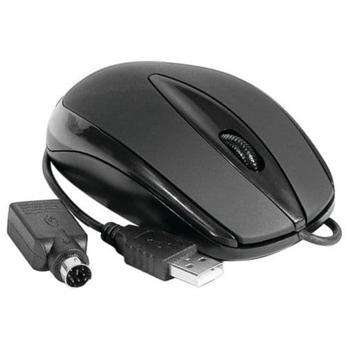 Souris noire USB et PS/2