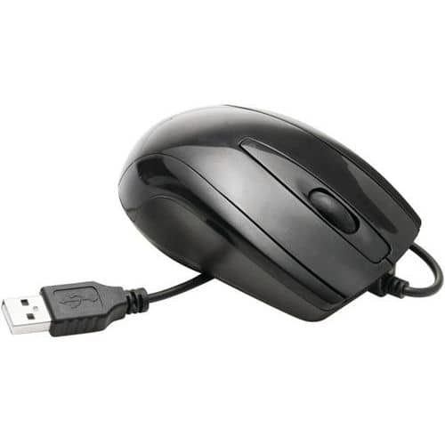 Souris optique USB noire éco