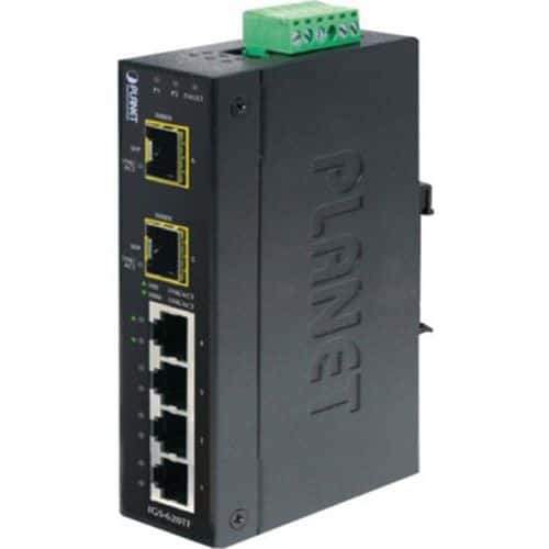 Planet IGS-620TF IND. Switch 4 GIGABIT + 2 SFP 100FX/1G