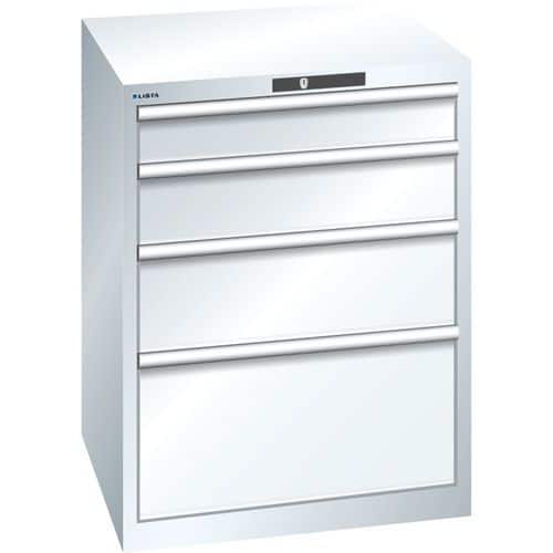 Armoire 4 tiroirs - Capacité 75 kg - Lista