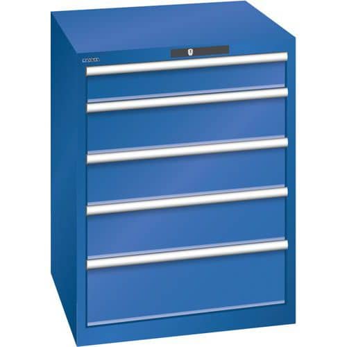 Armoire 5 tiroirs - Capacité 75 kg - Lista