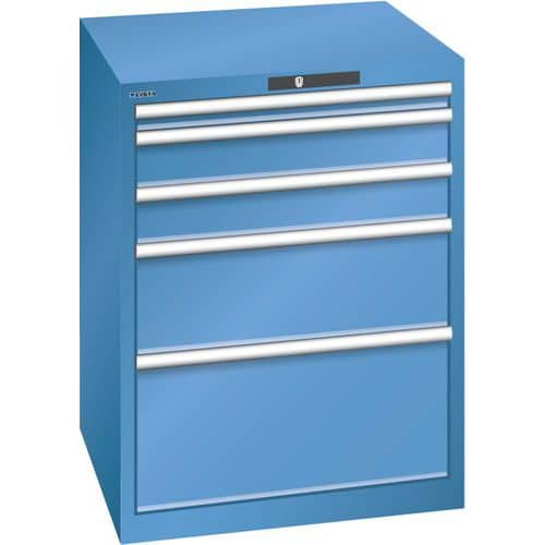 Armoire 5 tiroirs - Capacité 75 kg - Lista