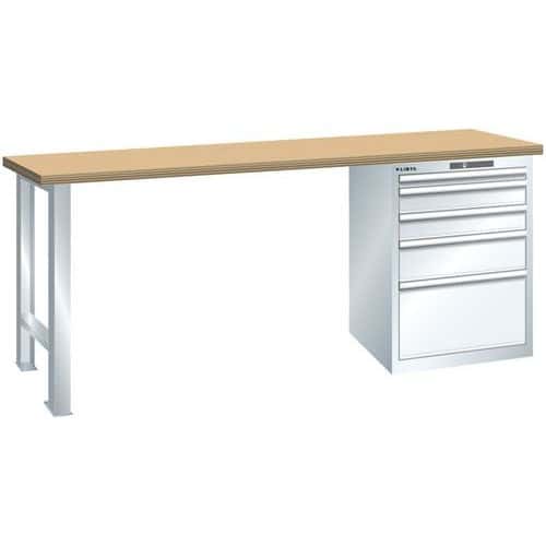 Werkbank 27x27E (bxdxh) 1500x700x840 mm - lista