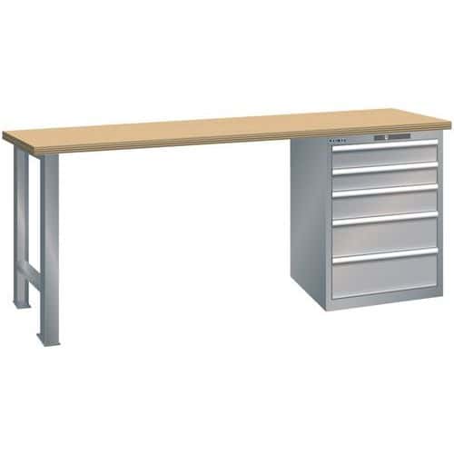 Werkbank 27x27E (bxdxh) 1500x700x890 mm - lista