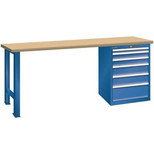 Werkbank 27x27E (bxdxh) 1500x700x890 mm - lista