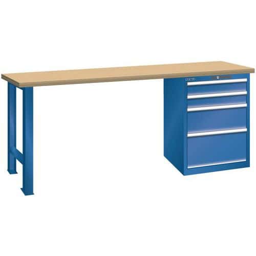 Werkbank 27x36E (bxdxh) 1500x750x840 mm - lista