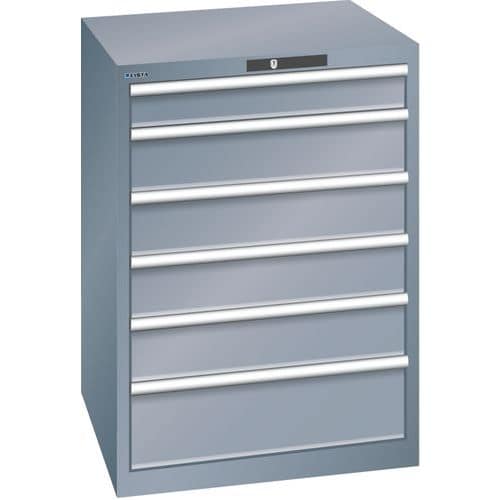 Armoire 6 tiroirs 36x36E  - Capacité 200 kg - Lista