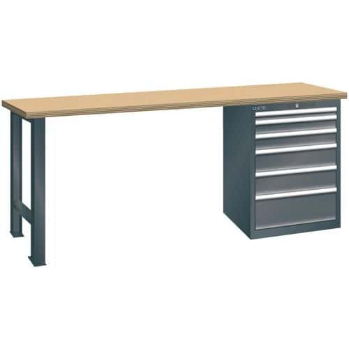 Werkbank 27x27E (bxdxh) 2000x700x890 mm - lista