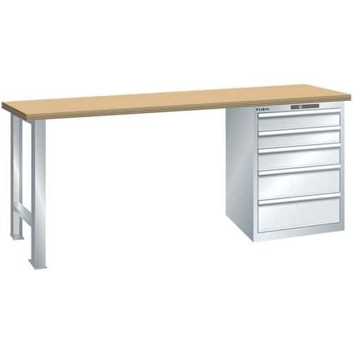 Werkbank 27x36E (bxdxh) 1500x750x890 mm - lista