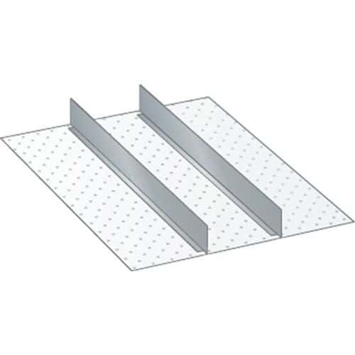 Set-indelingsmateriaal 18x36E (bxdxh) 306x612x75 mm - lista