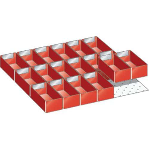 Set-indelingsmateriaal 27x27E (bxdxh) 459x459x50 mm - lista