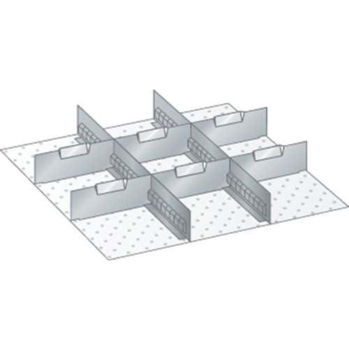 Kit matériel subdivision 27x27E (LxPxH) 459x459x75mm -Lista