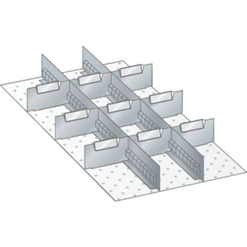 Kit matériel subdivision 18x36E (LxPxH) 306x612x75mm -Lista