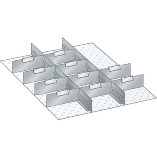 Set-indelingsmateriaal 27x36E (bxdxh) 459x612x75 mm - Lista