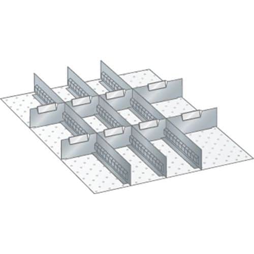 Set-indelingsmateriaal 27x36E (bxdxh) 459x612x75 mm - Lista