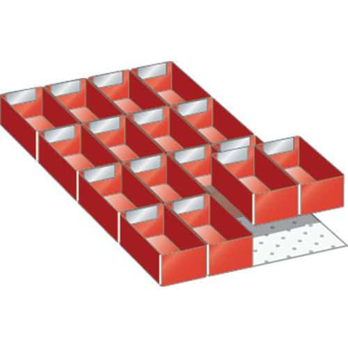 Set-indelingsmateriaal 18x36E (bxdxh) 306x612x100 mm - lista