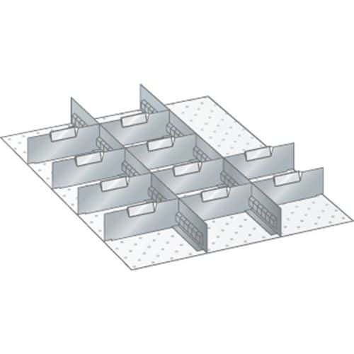 Kit matériel subdivision 27x36E (LxPxH) 459x612x100mm-Lista