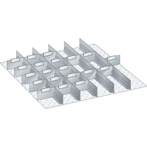 Kit matériel subdivision 36x36E (LxPxH) 612x612x50mm -Lista