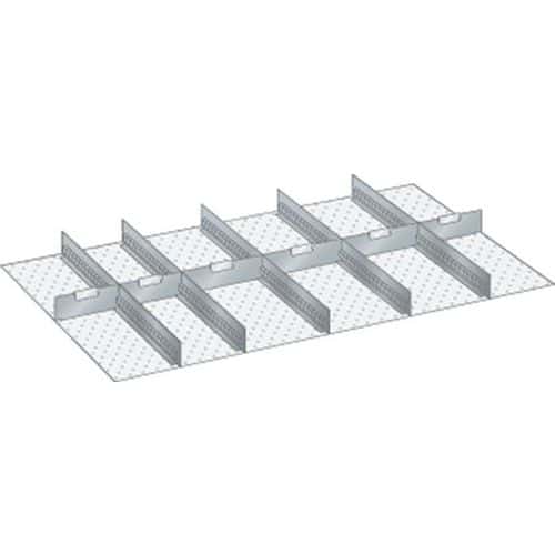 Set-indelingsmateriaal 64x36E (bxdxh) 1088x612x75 mm - Lista