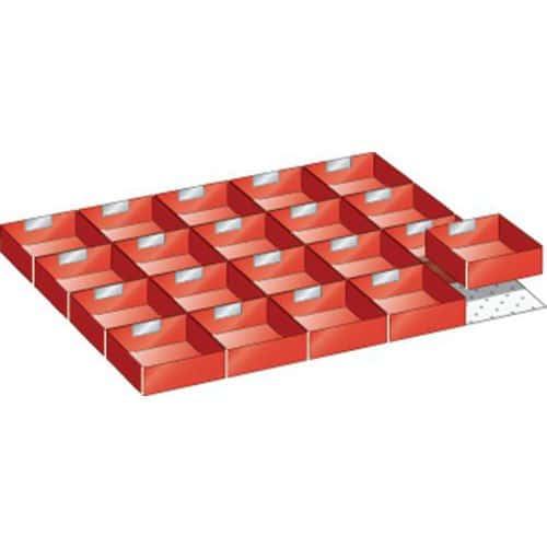 Set-indelingsmateriaal 45x36E (bxdxh) 765x612x75 mm - lista