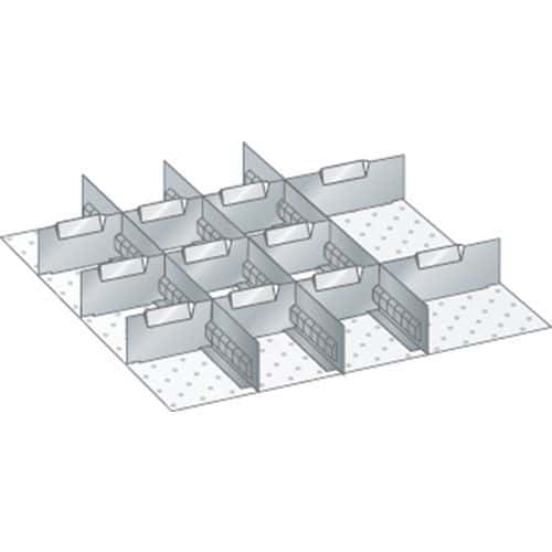 Set-indelingsmateriaal 27x27E (bxdxh) 459x459x150 mm - Lista