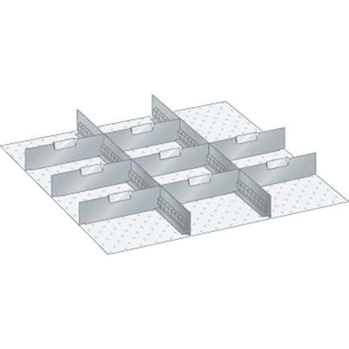 Set-indelingsmateriaal 36x36E (bxdxh) 612x612x150 mm - Lista