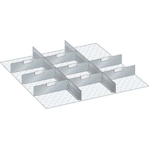 Set-indelingsmateriaal 36x36E (bxdxh) 612x612x200 mm - Lista