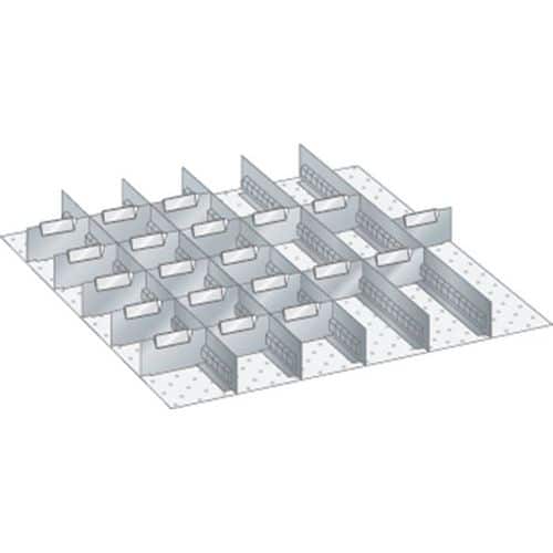 Set-indelingsmateriaal 36x36E (bxdxh) 612x612x100 mm - lista