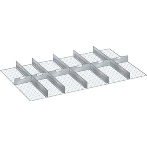 Set-indelingsmateriaal 64x36E (bxdxh) 1088x612x150 mm - Lista