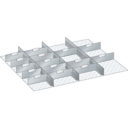 Set-indelingsmateriaal 45x36E (bxdxh) 765x612x200 mm - Lista