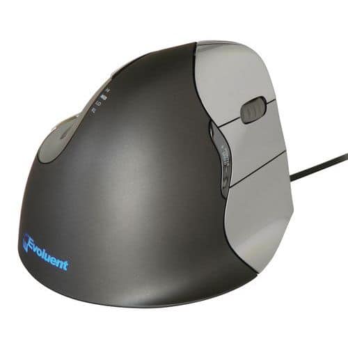 Ergonomische muis verticaal met snoer - Evoluent4