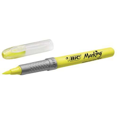 Surligneur BIC Highlighter Grip Flex - Jaune