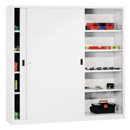 Armoire haute à portes coulissantes - Largeur 200 cm - Profondeur 50 cm