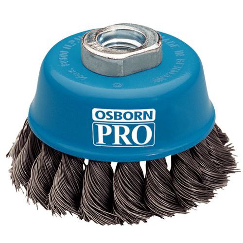 Brosse coupe fil torsadé - Acier