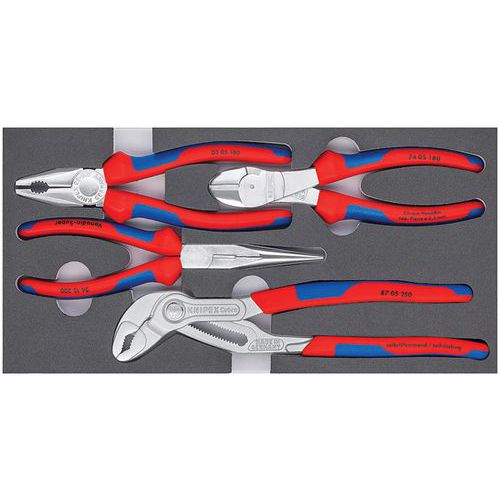 Tangenset Basic Chrom _ 00 20 01 V17 KNIPEX