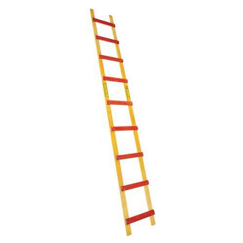 Dakladder hout - 9 tot 15 treden - Spreiding 33 cm