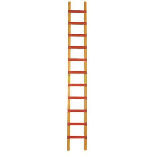 Dakladder, hout - 11 tot 19 treden - Spreiding 25 cm - Centaure