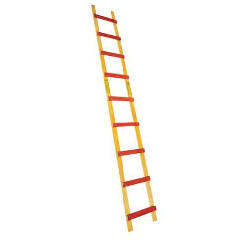 Dakladder hout - 9 tot 15 treden - Spreiding 33 cm