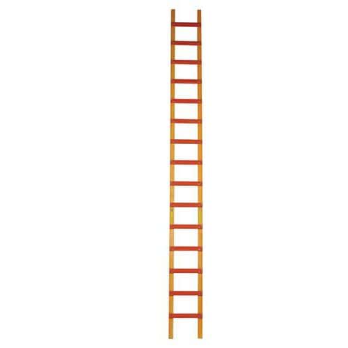 Dakladder hout - 9 tot 15 treden - Spreiding 33 cm